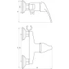 Смеситель гигиенический Globus Lux Solly GLSO-0206N- Фото 2
